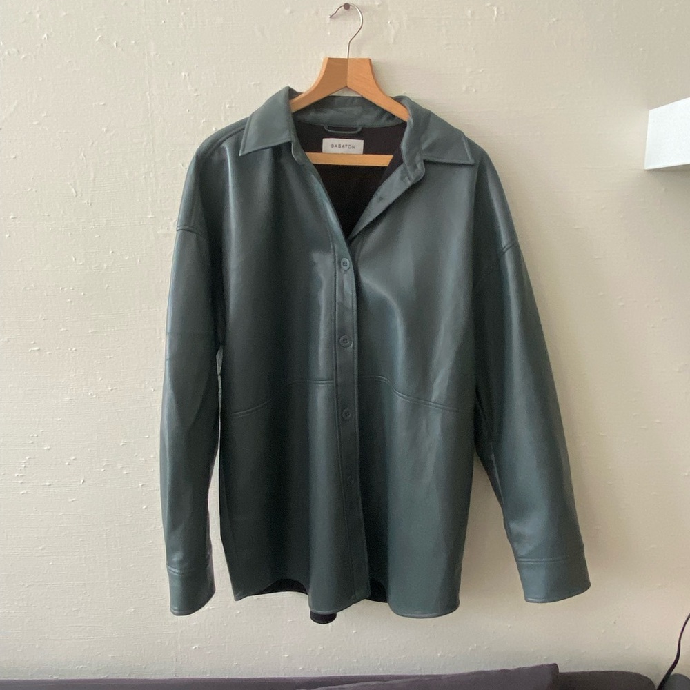 NWOT Babaton Aritzia Pelli Shirt Jacket